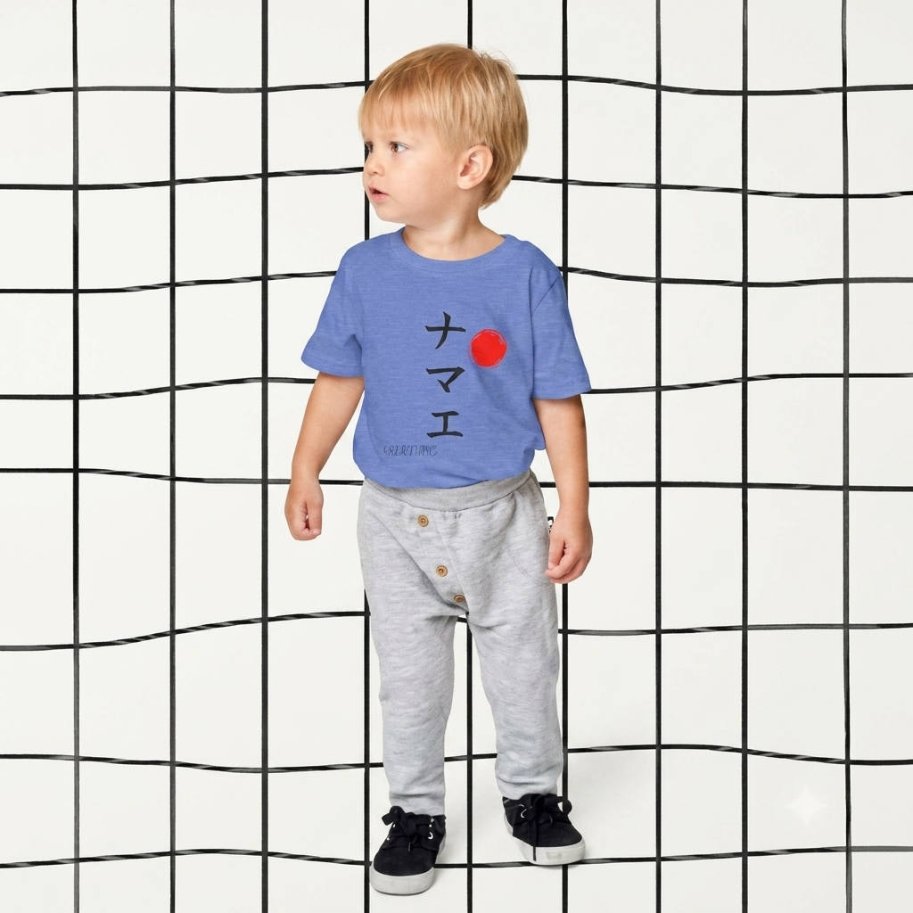 Custom Japanese Calligraphy Kids T-Shirt | Katakana